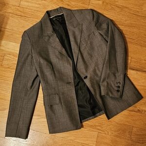 Anne Klein Womens's Gray Blazer